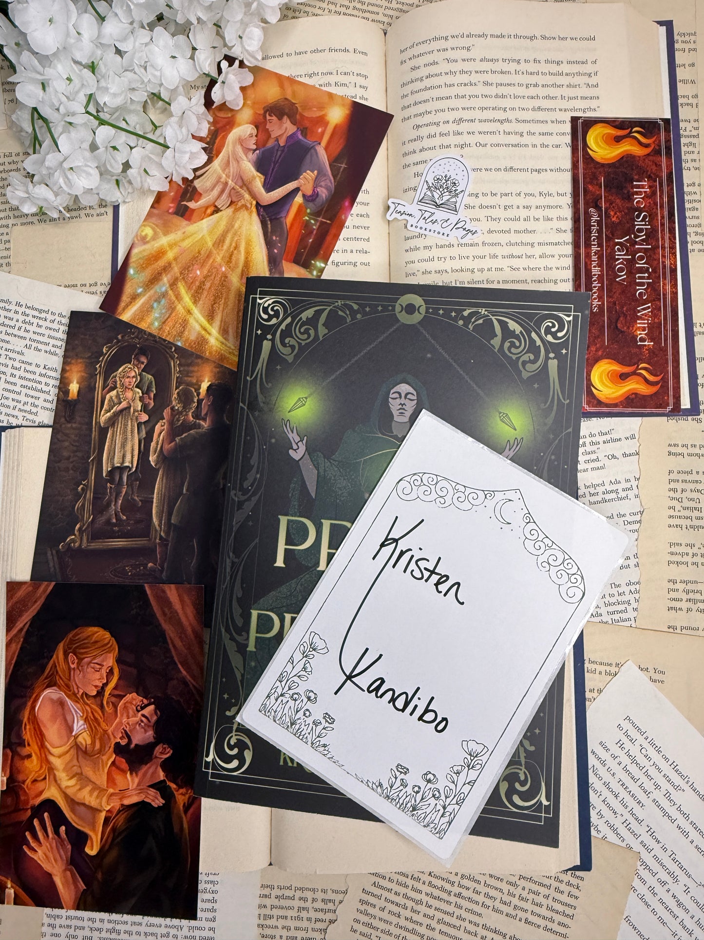 The Prince of Prophecy by Kristen Kandibo - author swag included