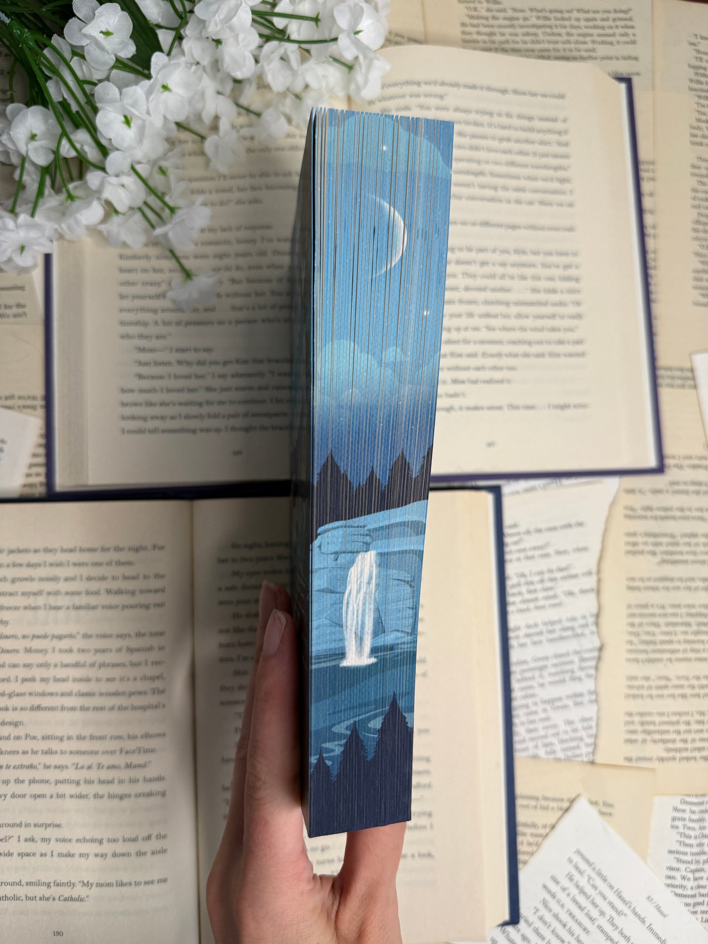 Into the Fading Twilight by Catherine Cowles - sprayed edges