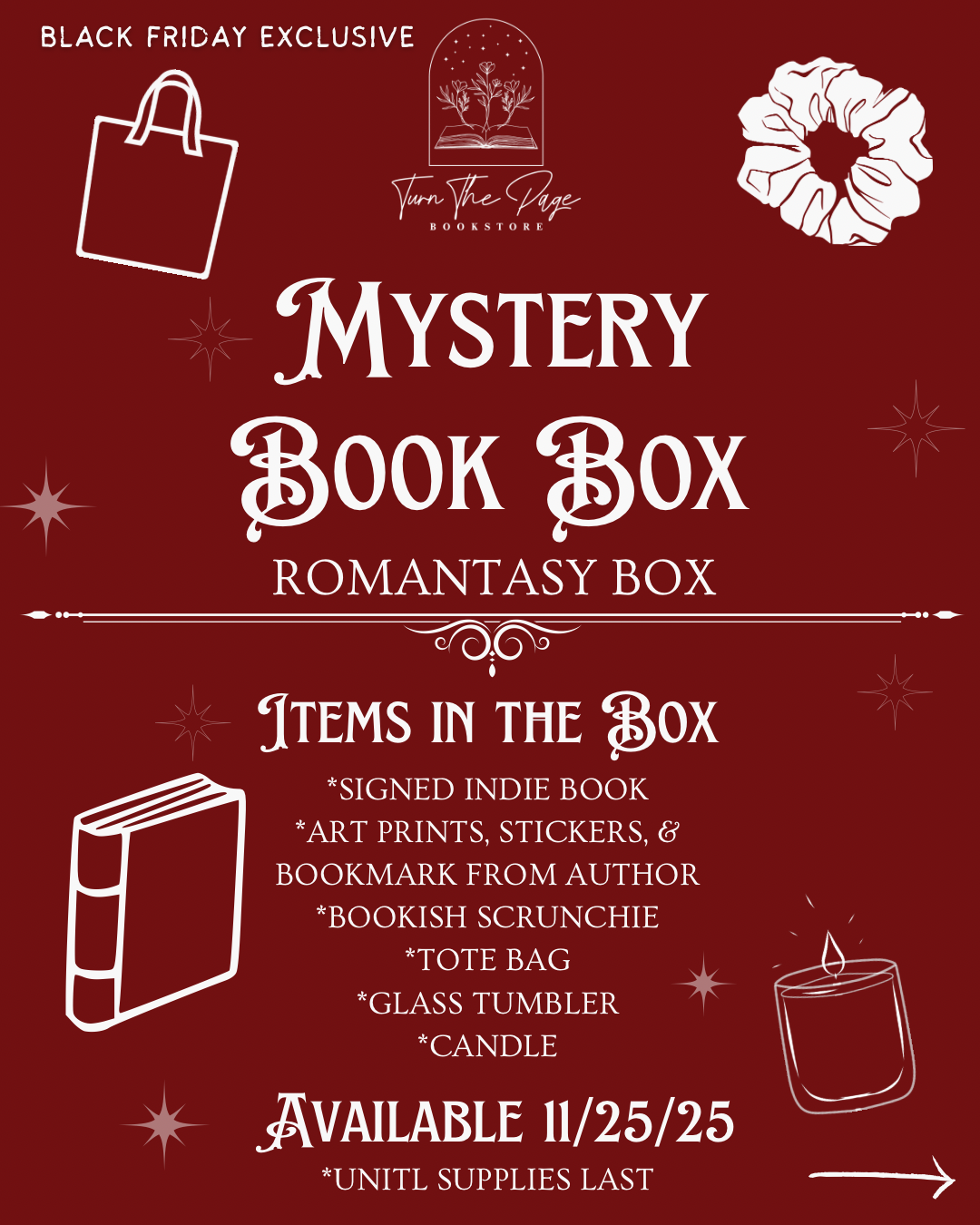 Romantasy Mystery Book Box