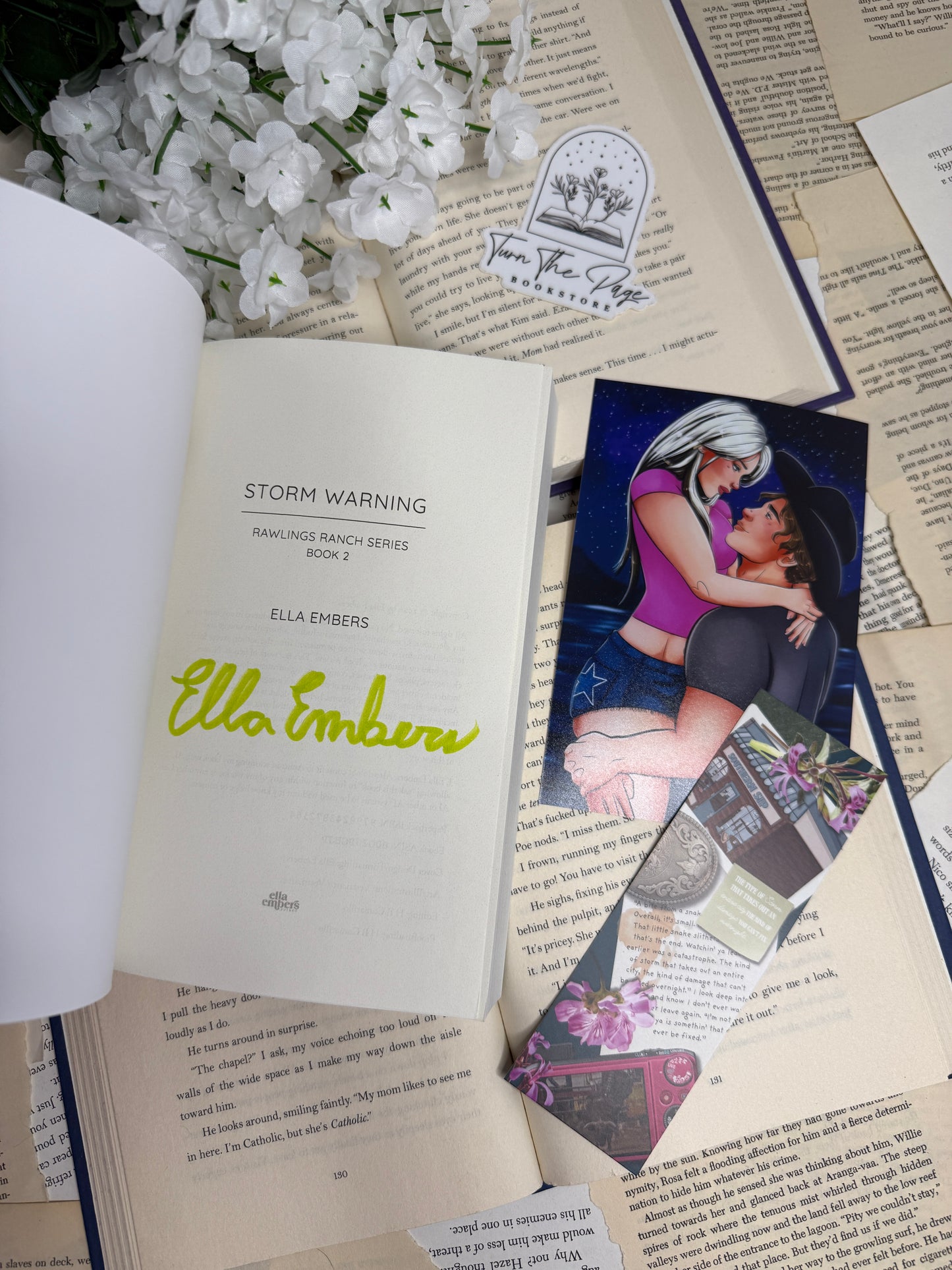 Storm Warning by Ella Embers - Signed with goodies