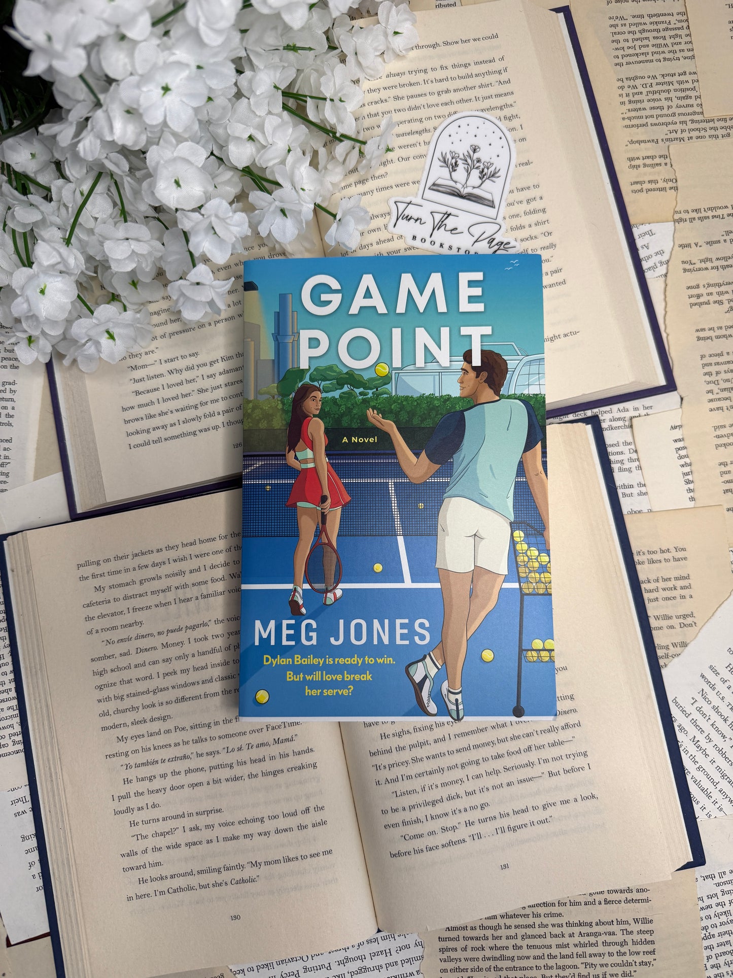 Game Point by Meg Jones - author swag