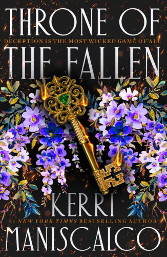 SPRAYED EDGES: Throne of the Fallen by Kerri Maniscalco