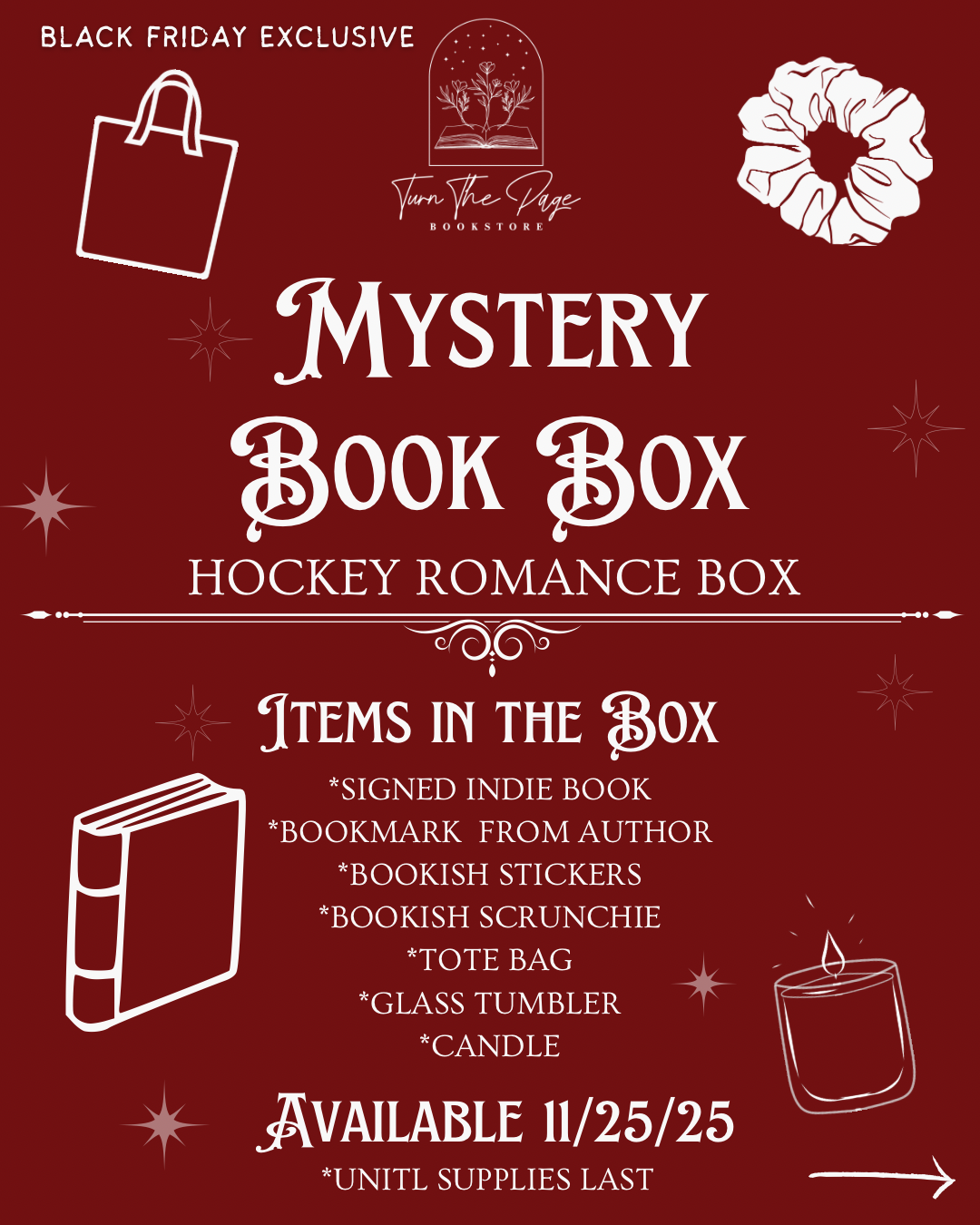 Hockey Romance Mystery Book Box