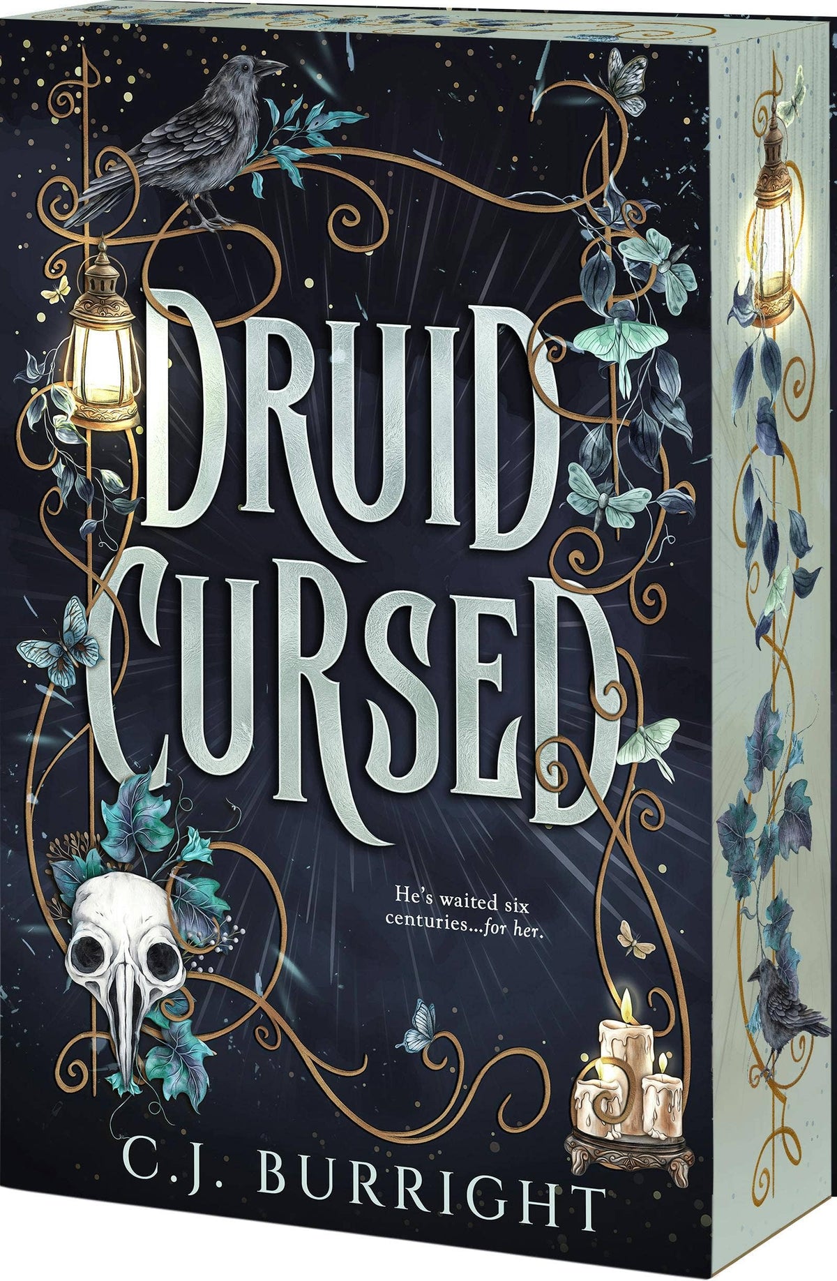Druid Cursed by C.J. Burright - sprayed edges
