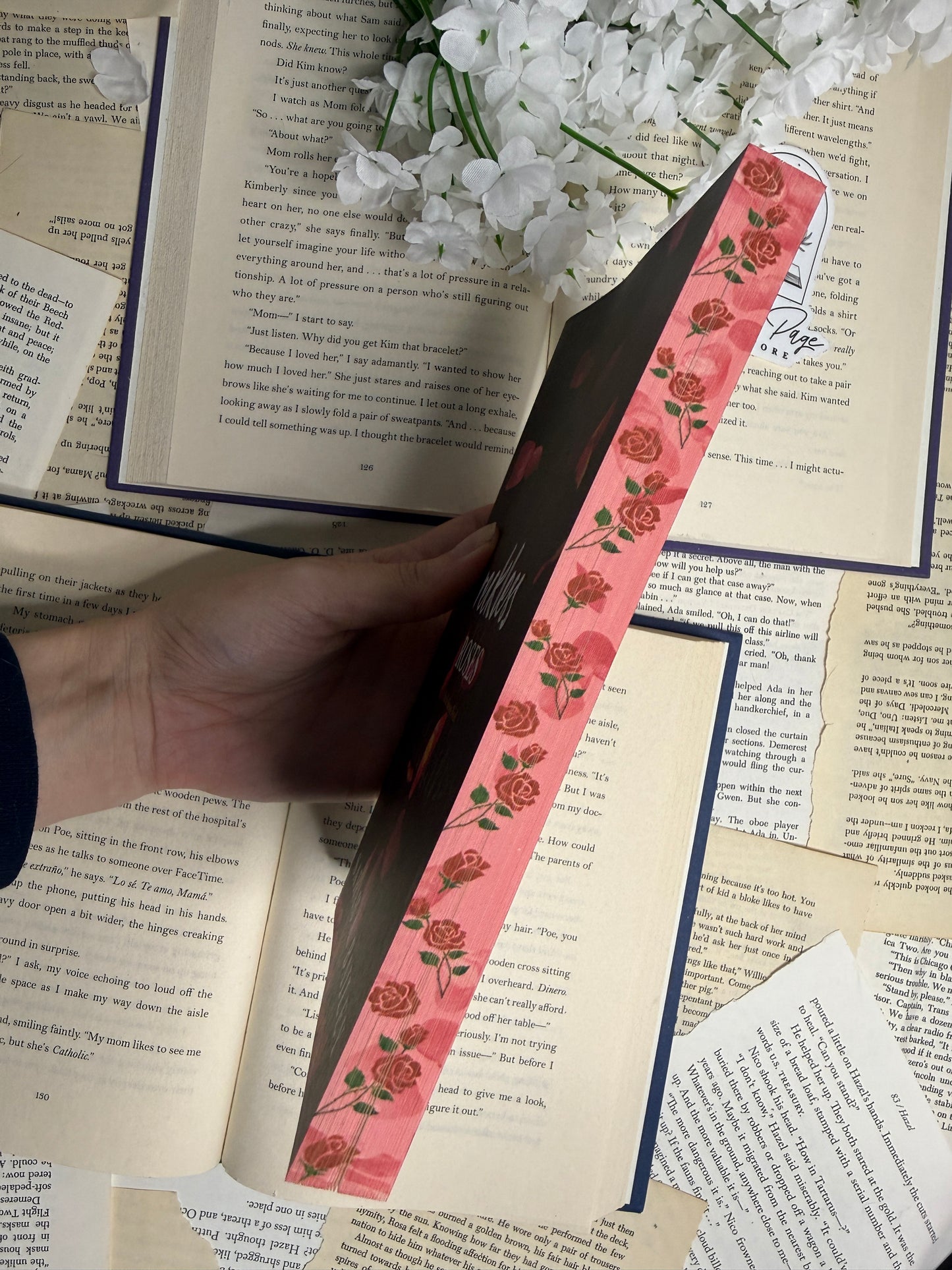 Reckless Roses by Sarah A. Bailey - sprayed edges