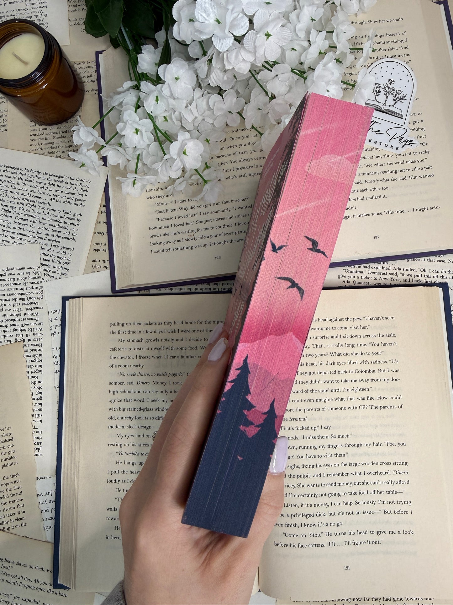 Across the Vanishing Sky by Catherine Cowles - Sprayed Edges