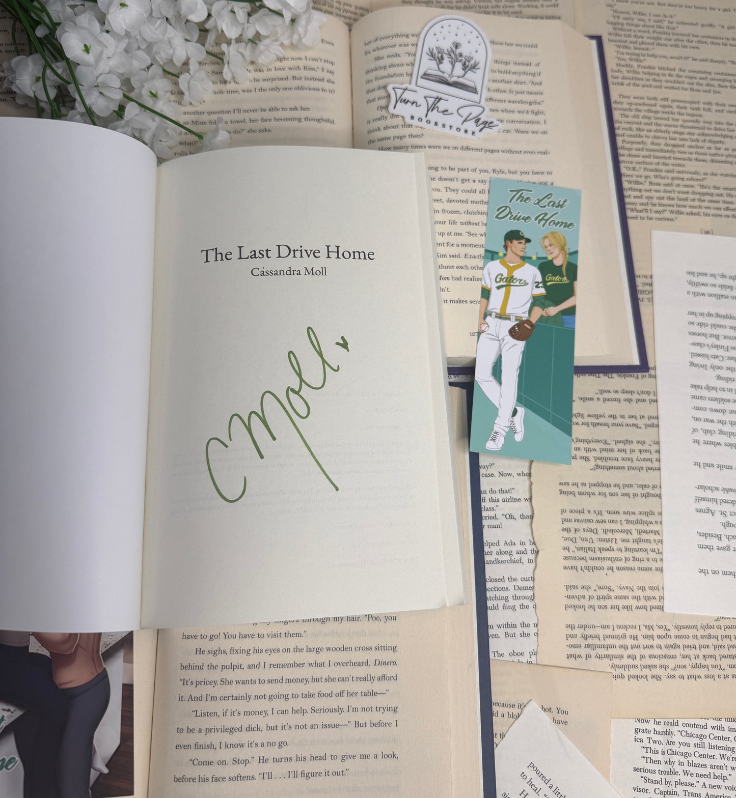 The Last Drive Home by Cassandra Moll - author swag