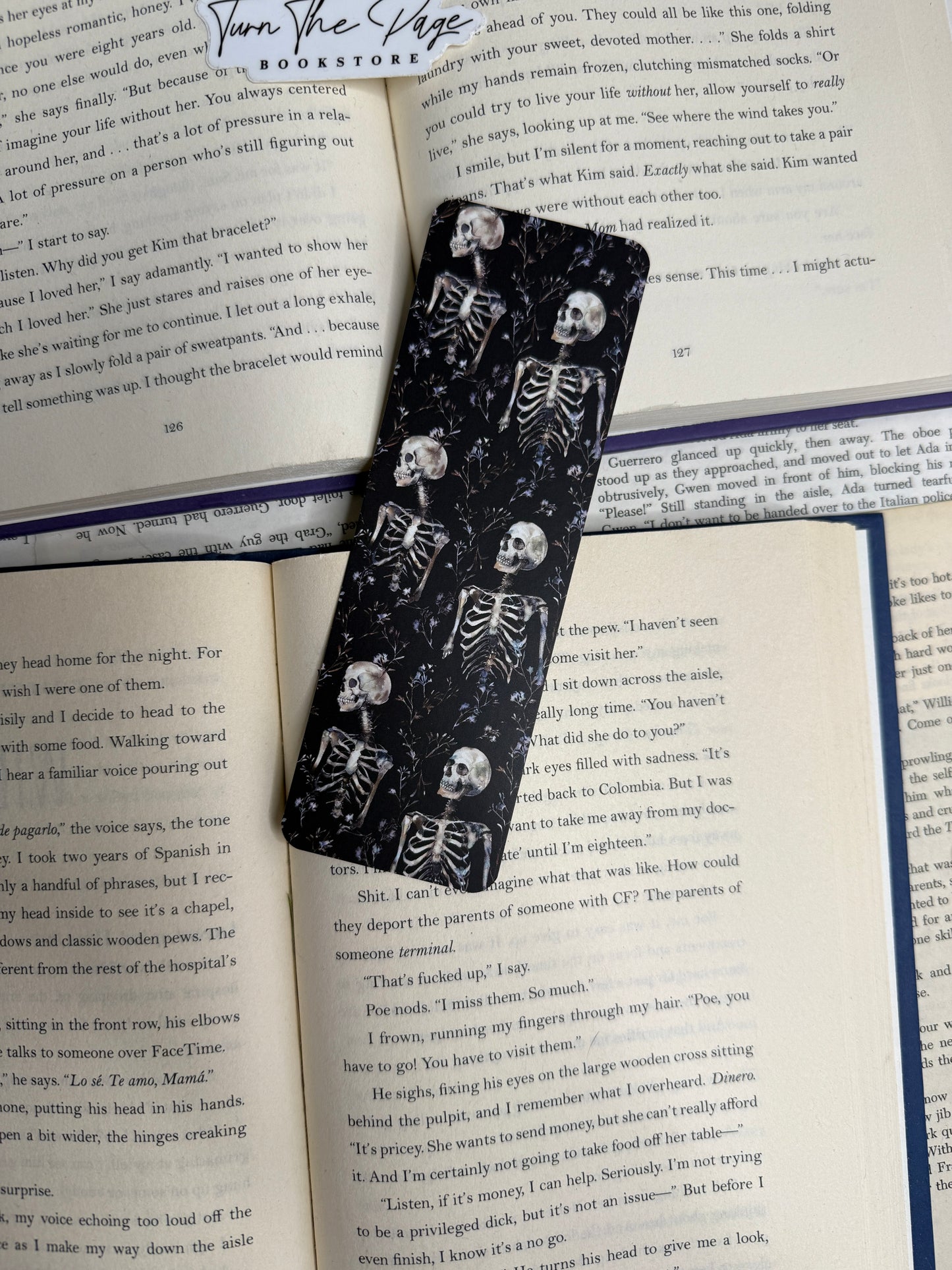 Gothic Skeleton Bookmark