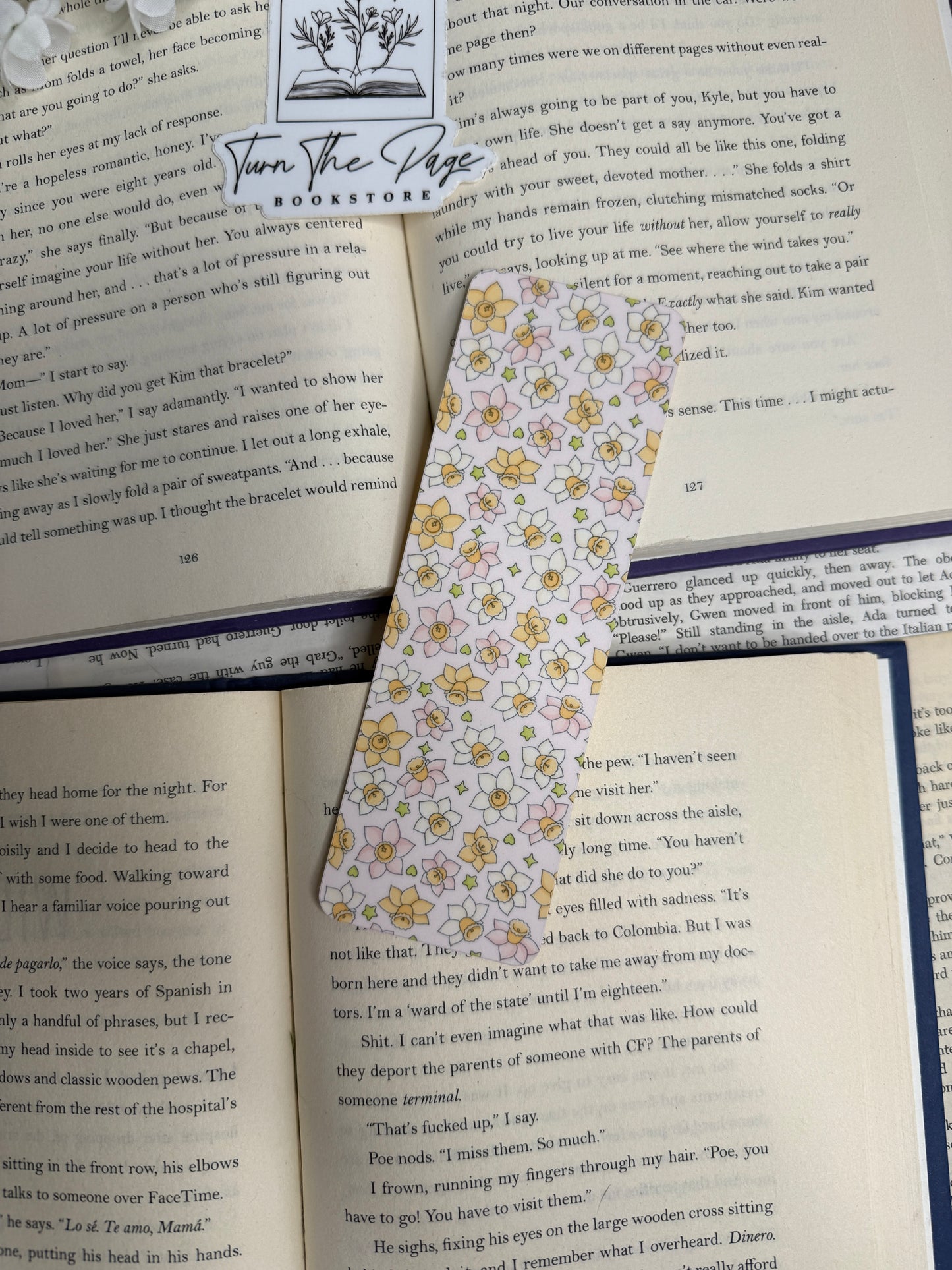 Summer Floral Bookmark
