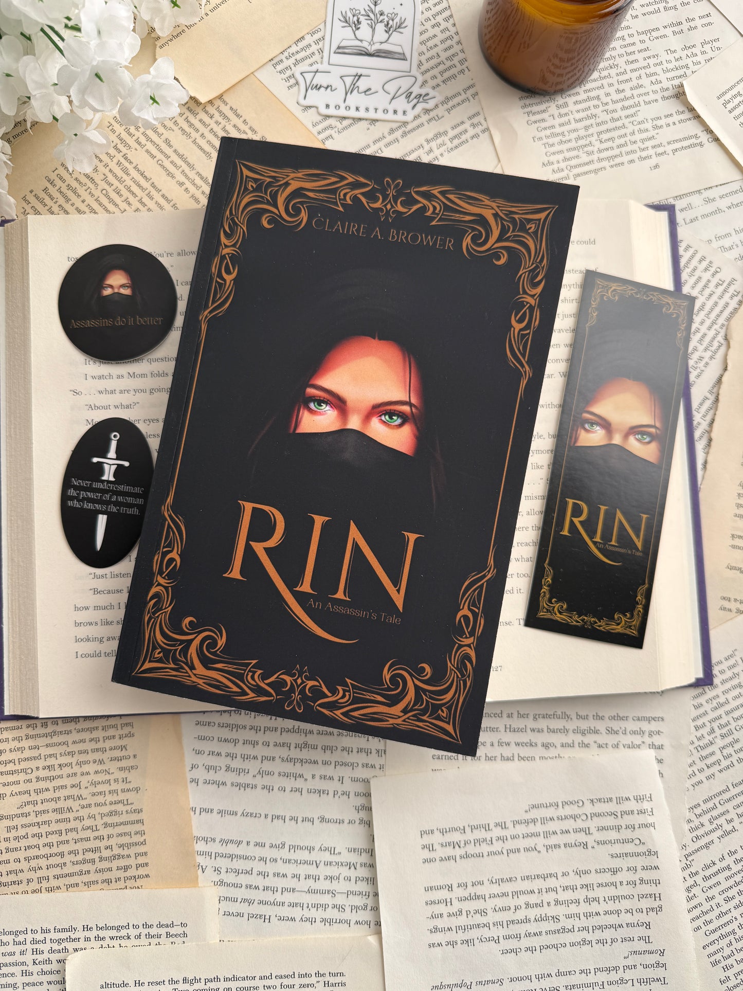 SIGNED Rin: An Assassin’s Tale by Claire A. Brower - Author Goodies