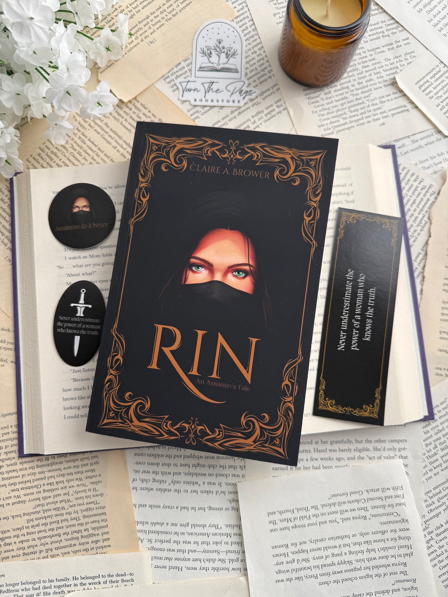 SIGNED Rin: An Assassin’s Tale by Claire A. Brower - Author Goodies