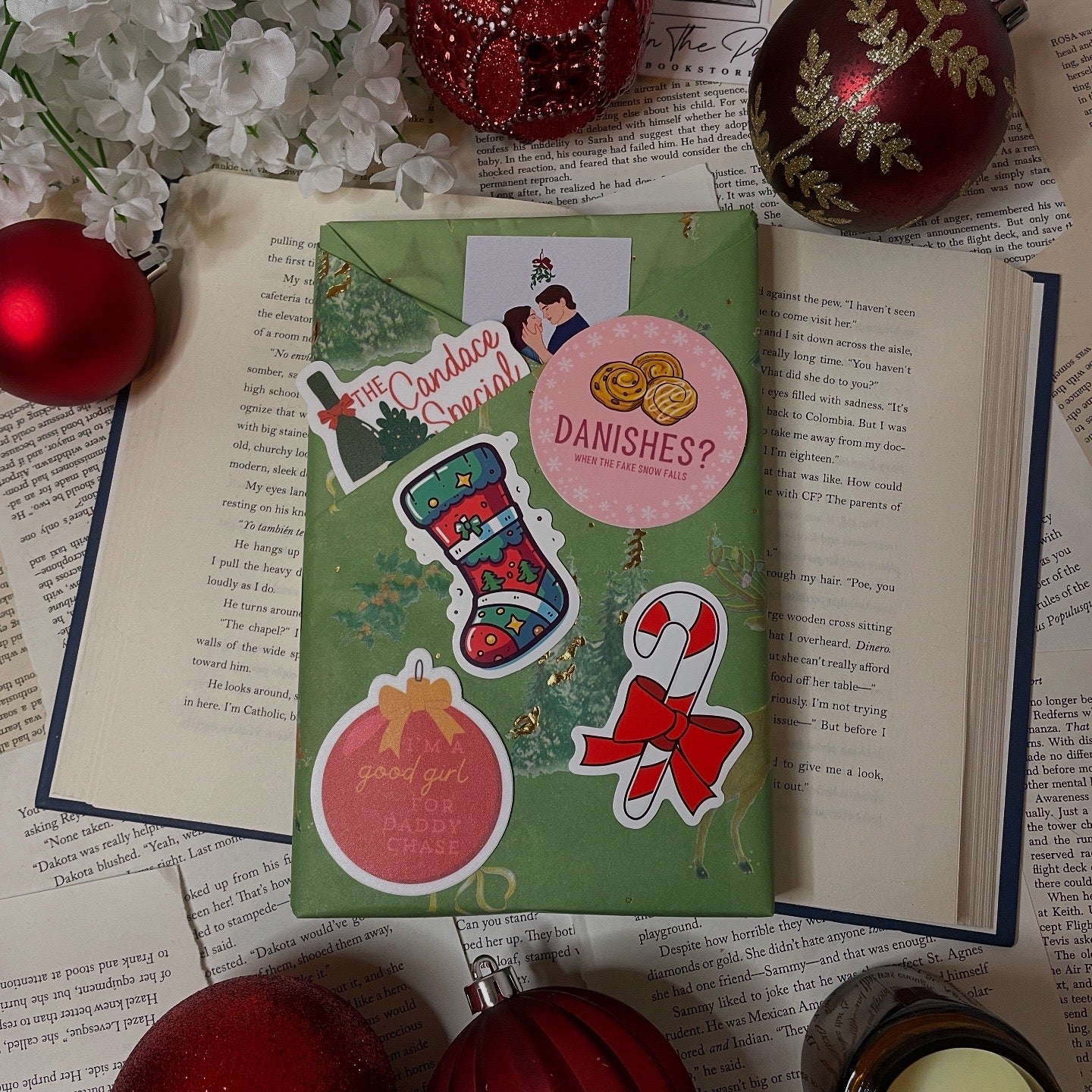 When the Fake Snow Falls by Heather Garvin - Author Goodies Included