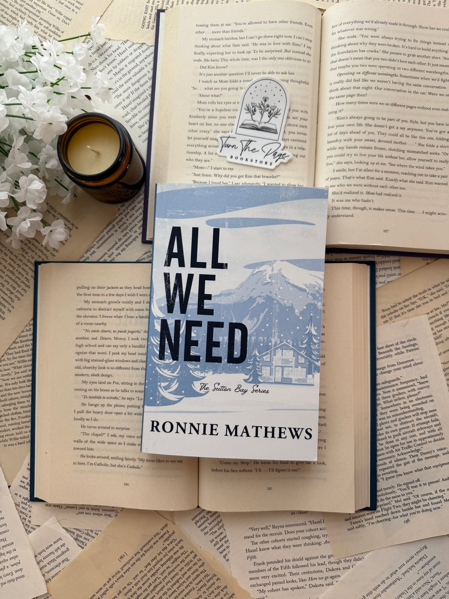 All We Need by Ronnie Mathews