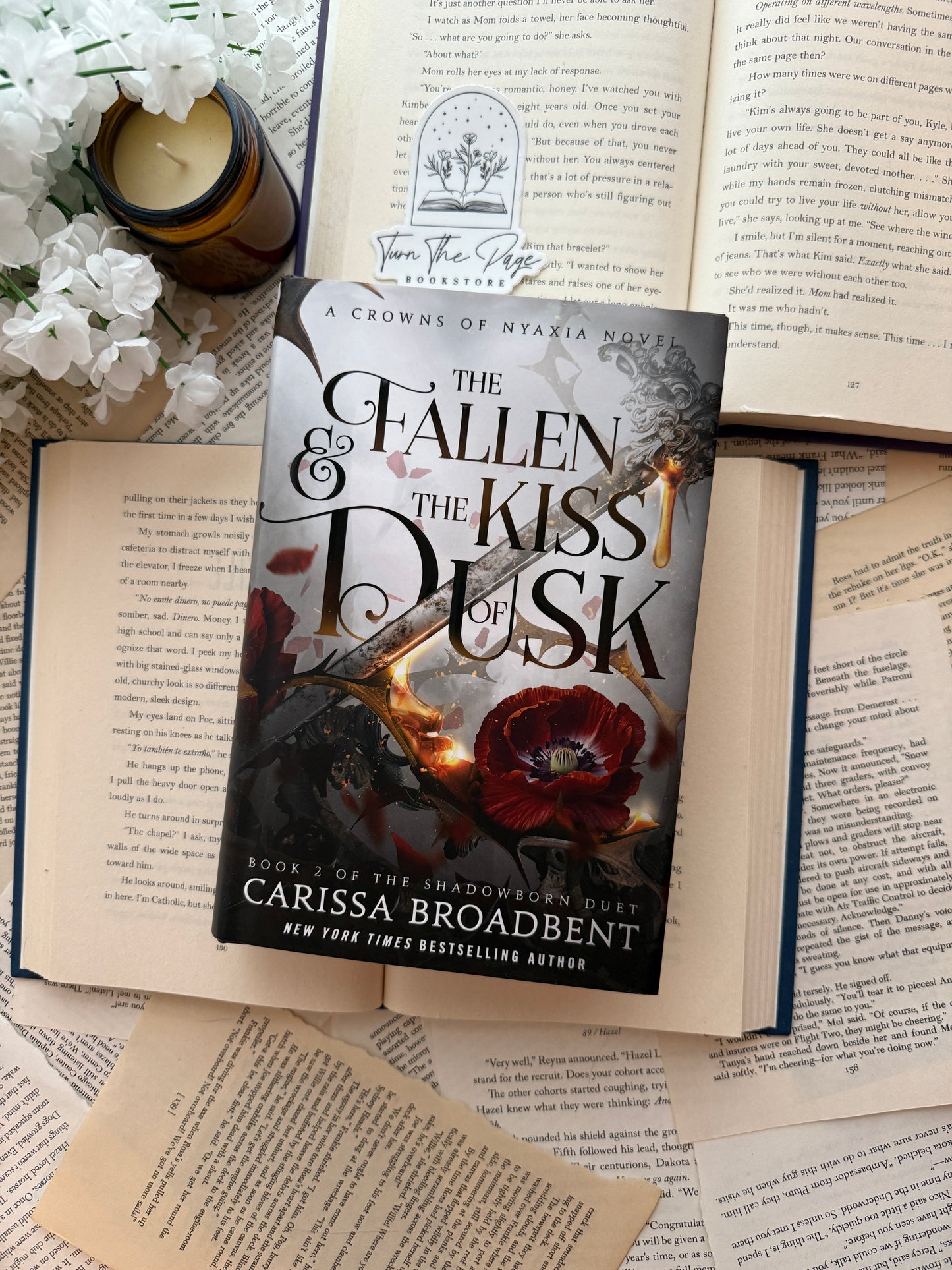 The Fallen & the Kiss of Dusk by Carissa Broadbent