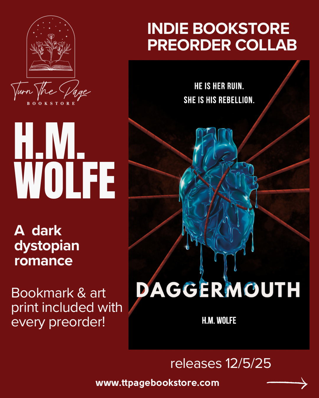Preorder: Daggermouth by H.M. Wolfe
