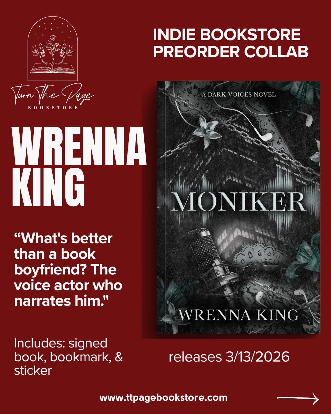 Moniker by Wrenna King