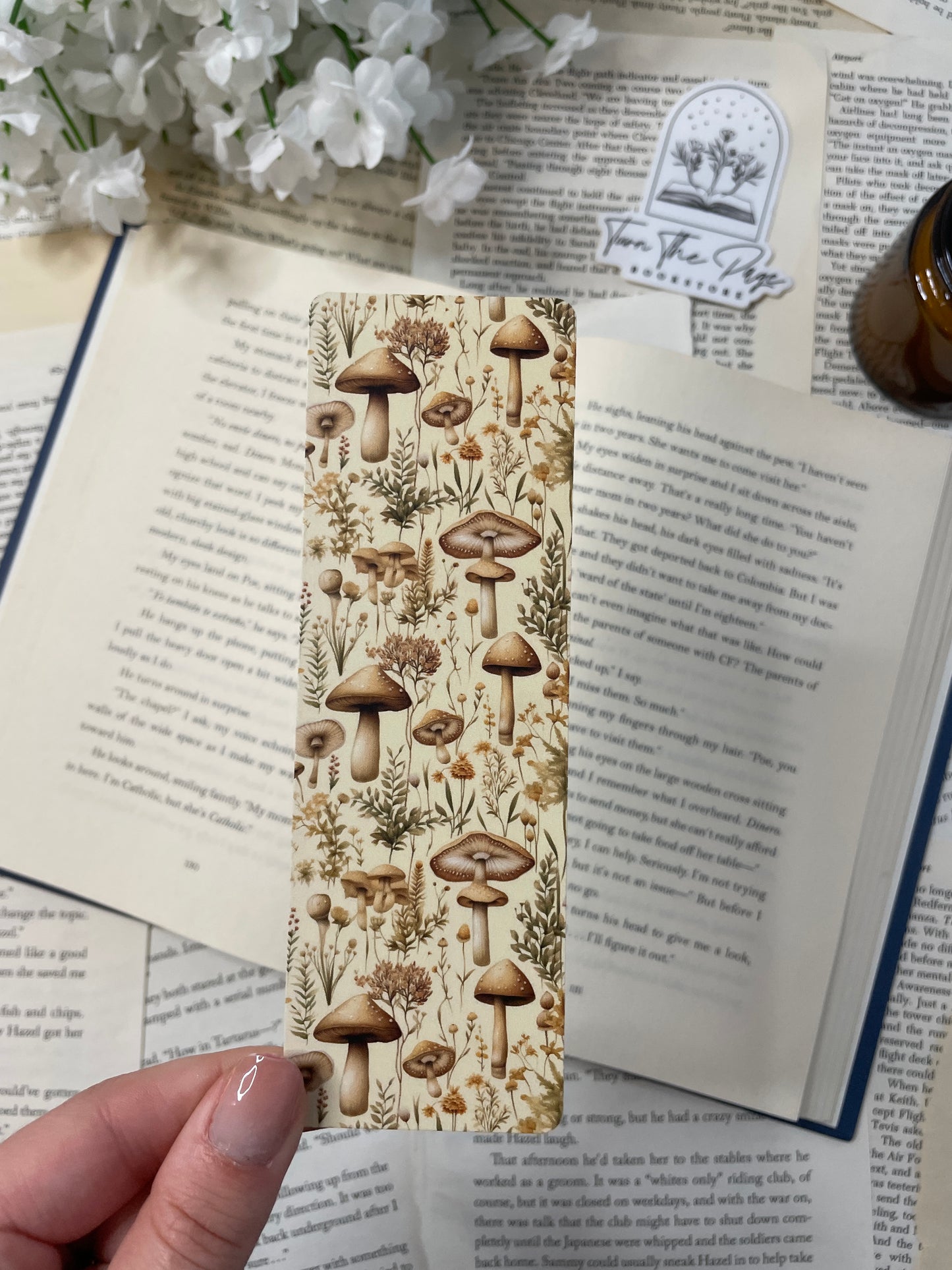Cottagecore Mushrooms Bookmark