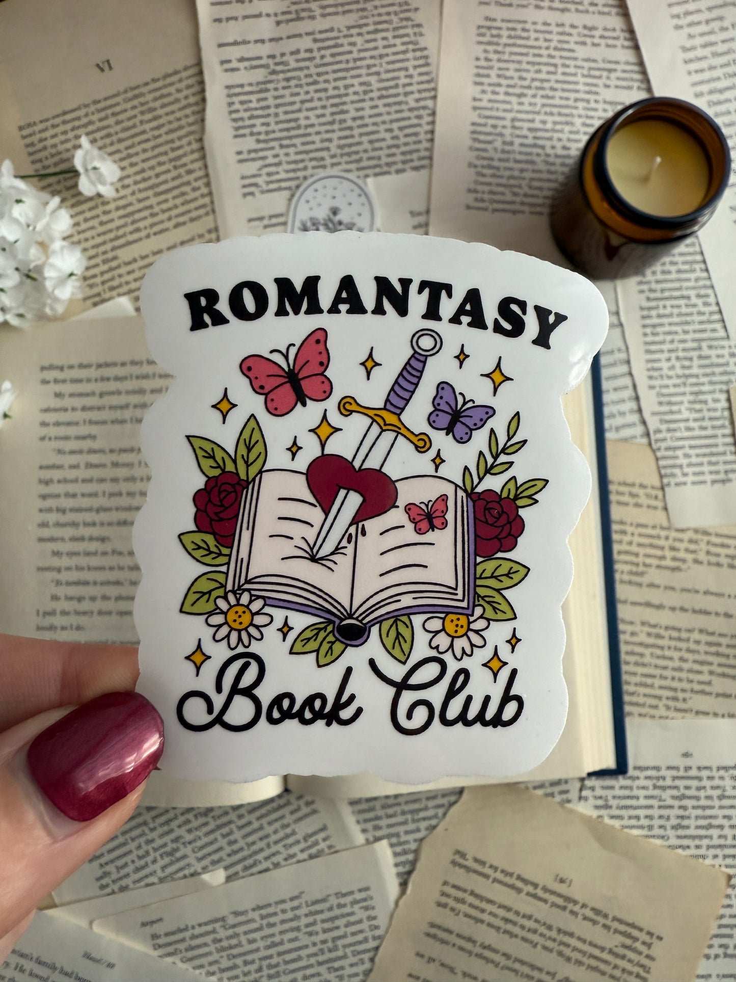 Romantasy Vinyl Sticker