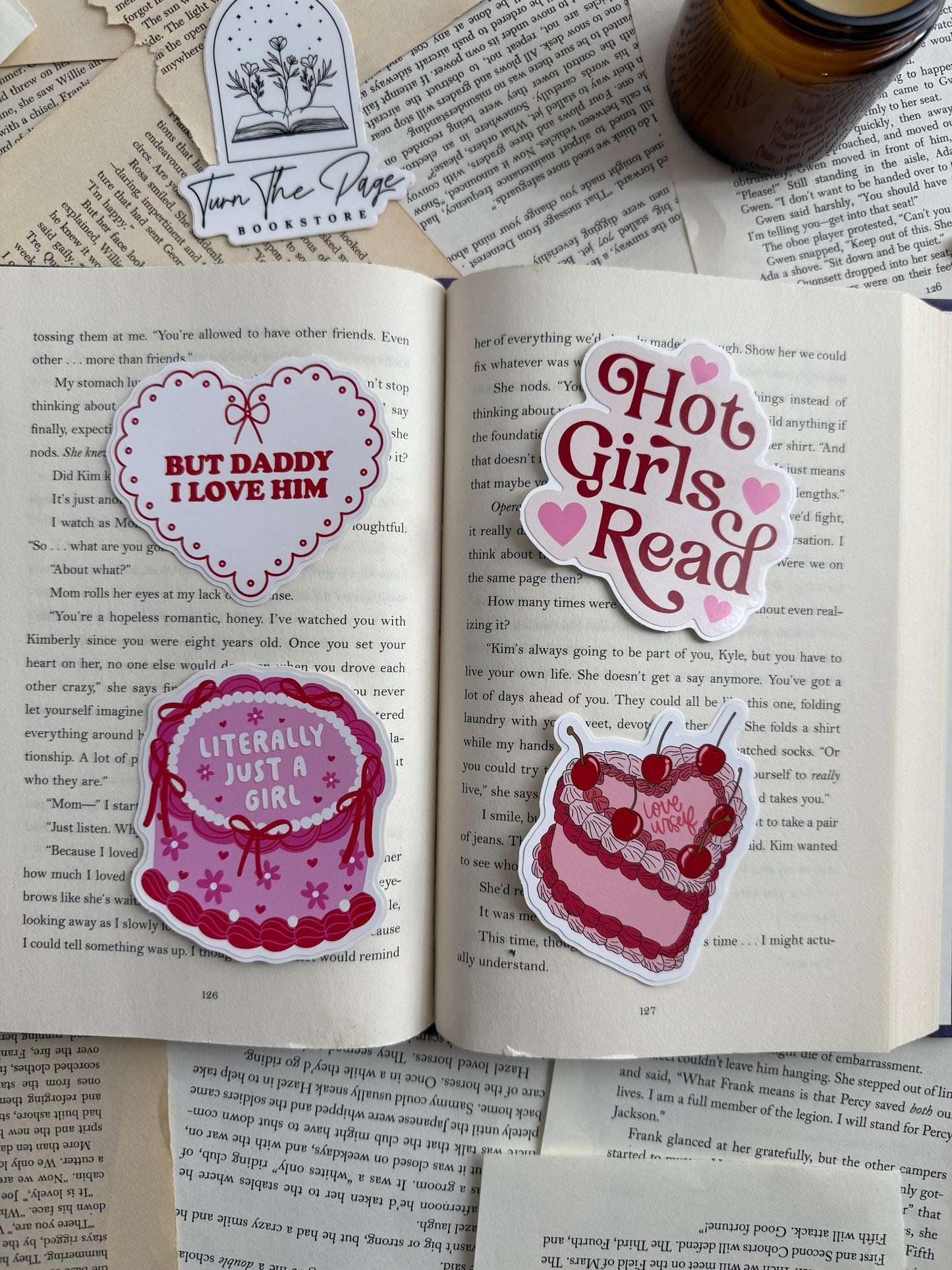 But Daddy I Love Him Vinyl Stickers