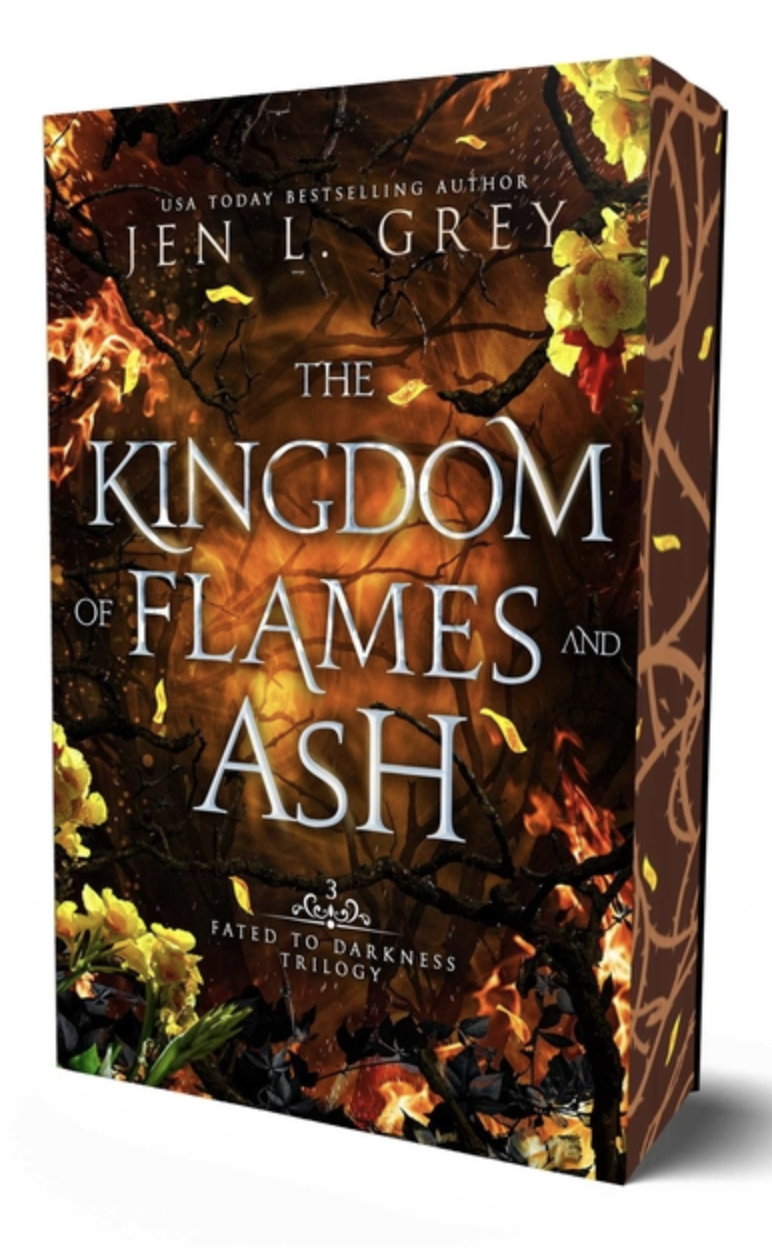 The Kingdom of Flames and Ash by Jen L. Grey - sprayed edges