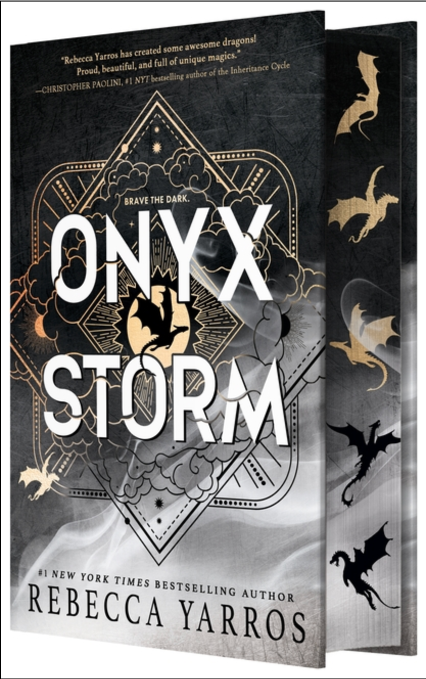 Onyx Storm by Rebecca Yarros - sprayed edges