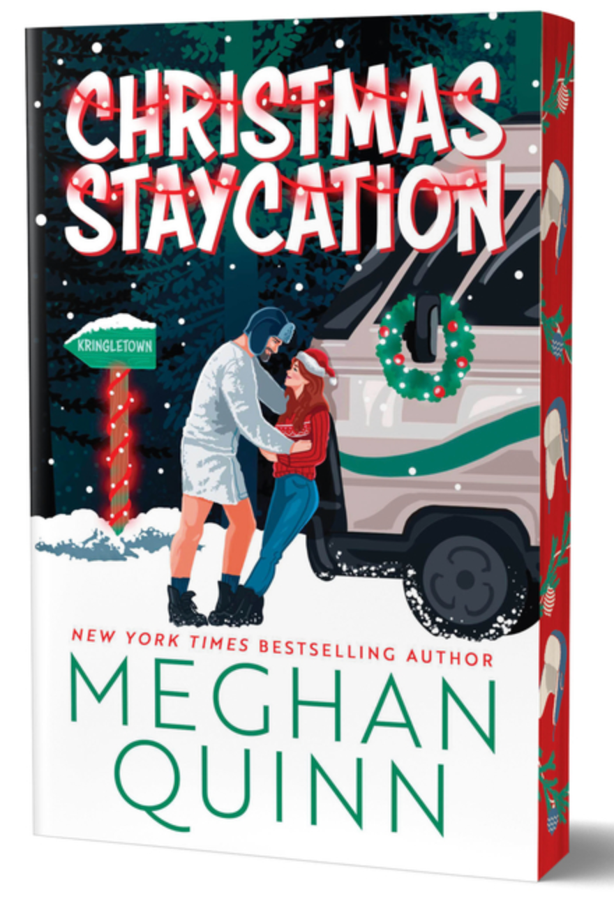 PREORDER: Christmas Staycation by Meghan Quinn - sprayed edges