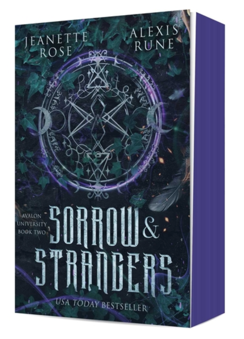 Sorrow & Strangers by Jeanette Rose & Alexis Rune - sprayed edges
