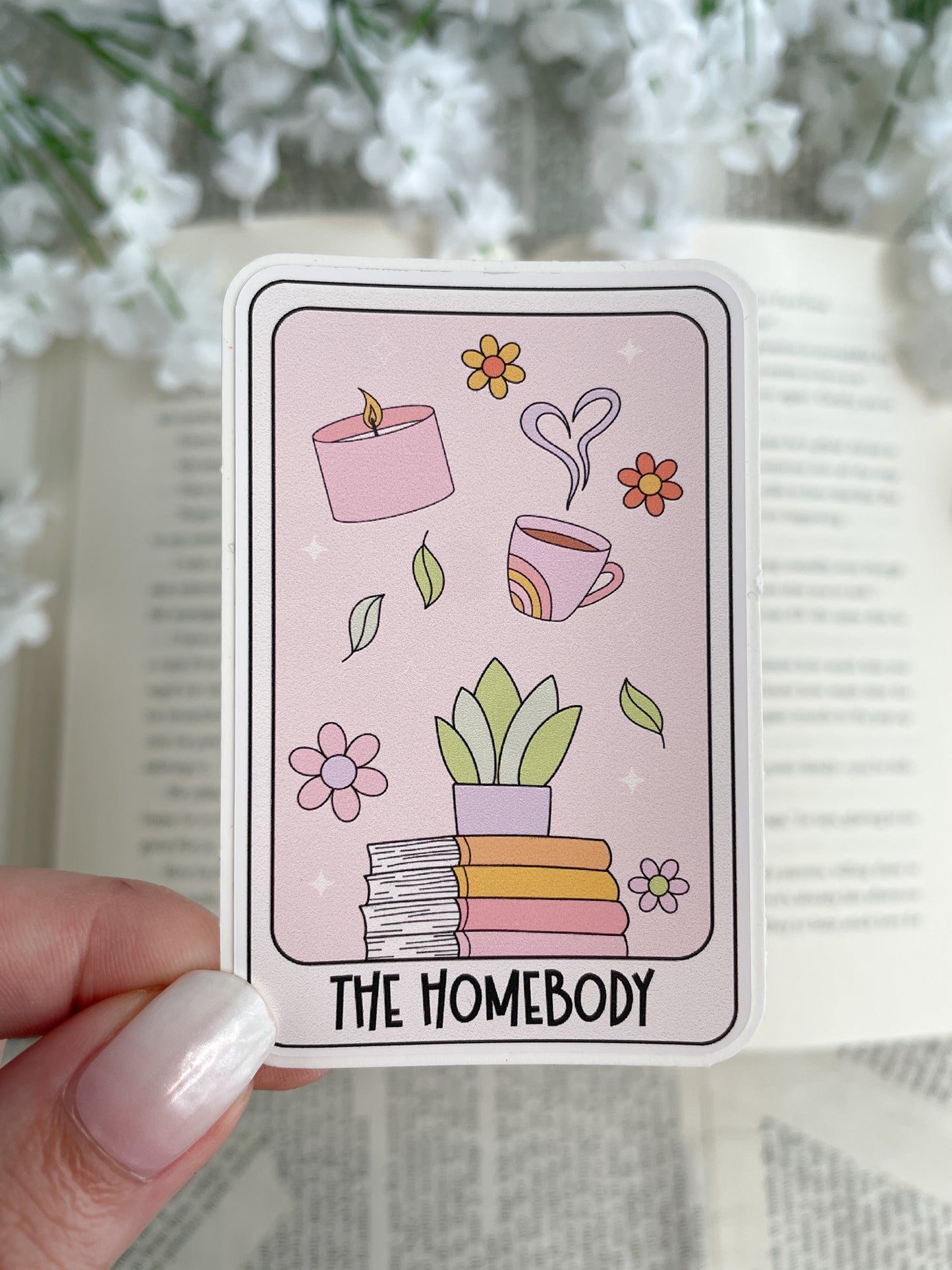 The Homebody Vinyl Sticker