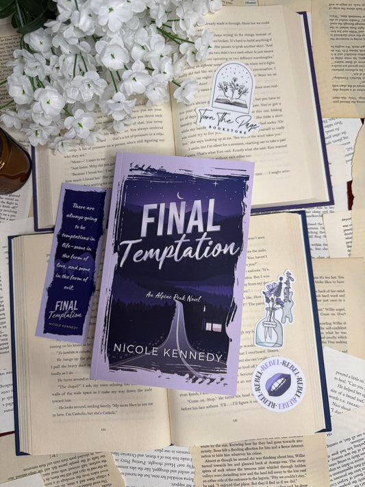 Final Temptation by Nicole Kennedy-  Author Goodies Included