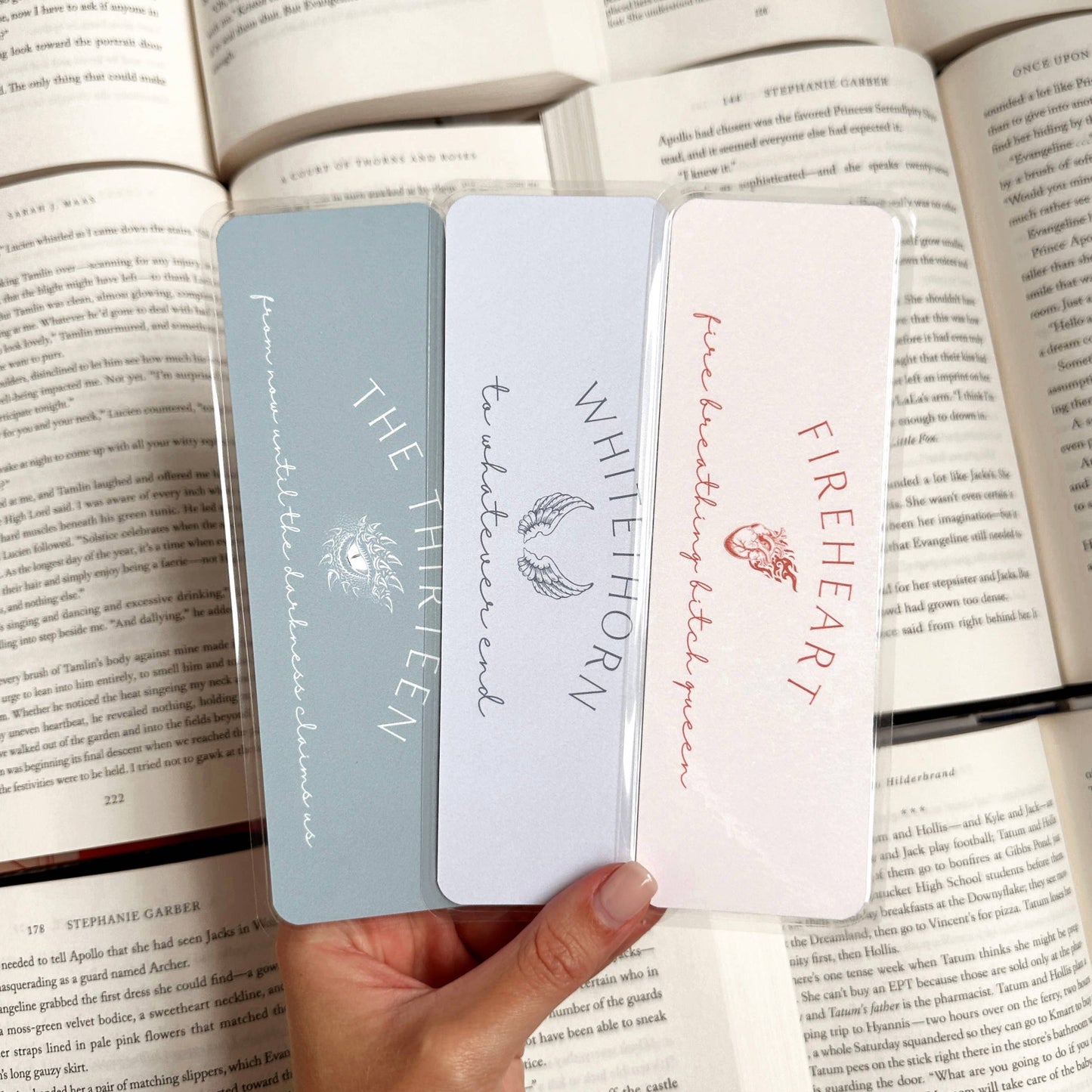Whitethorn Bookmark : Blue