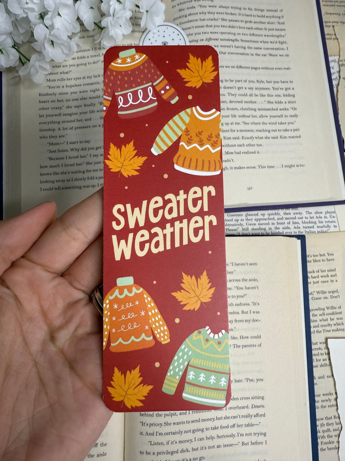 Sweater Weather Bookmark