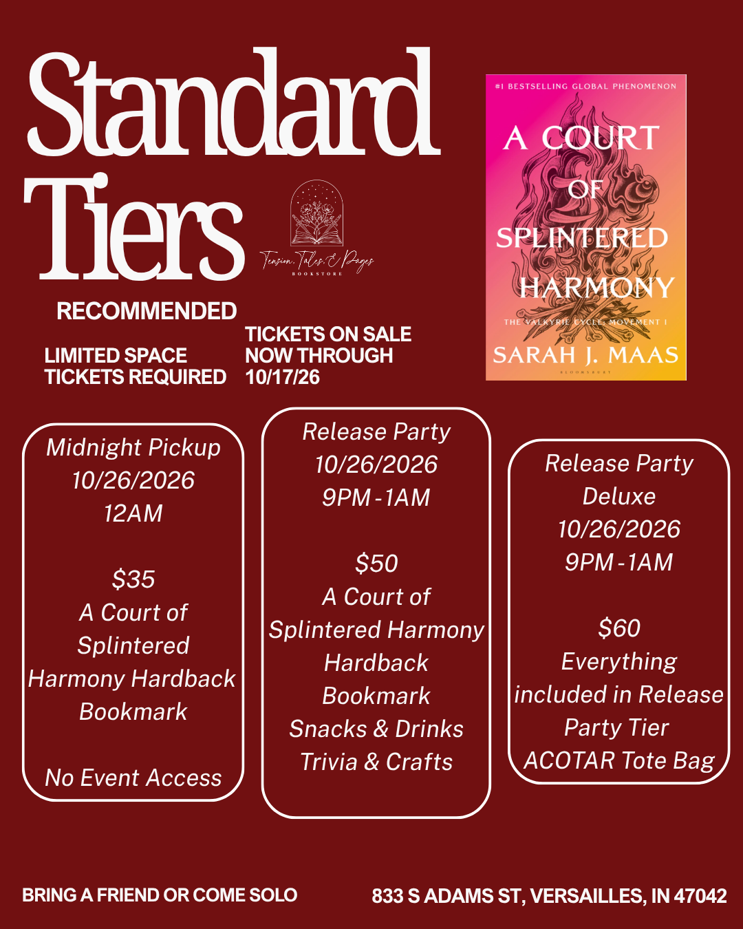 ACOTAR 6 Midnight Release Party