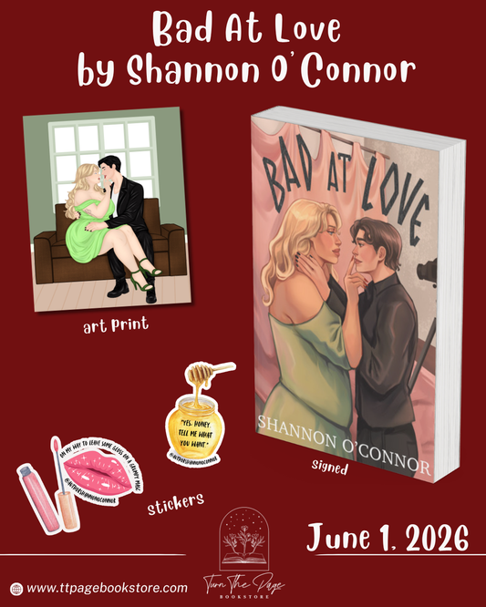 PREORDER: Bad at Love by Shannon O' Connor - signed with swag