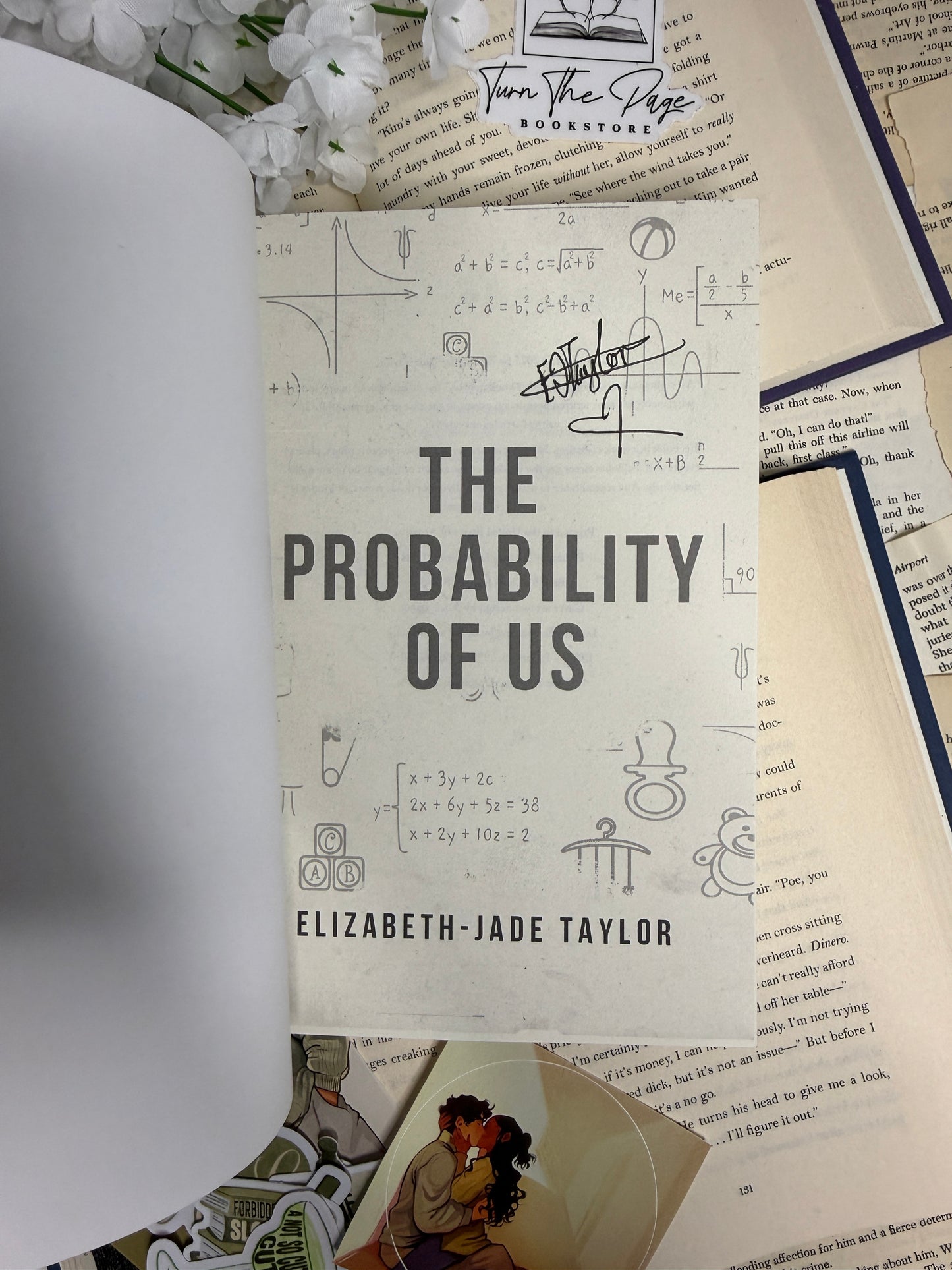 The Probability of Us by Elizabteh-Jade Taylor -author swag