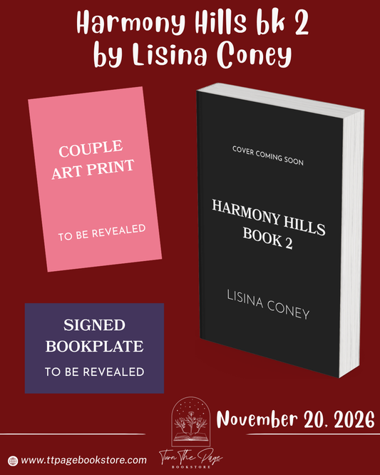 PREORDER: Harmony Hills by Lisina Coney - with author swag