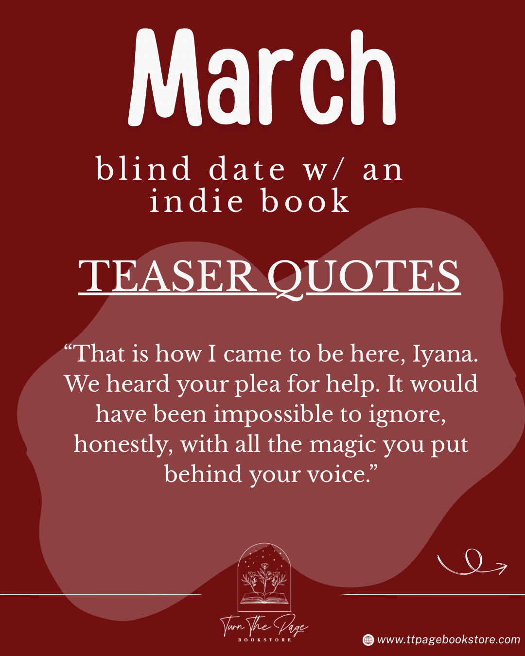 Monthly Blind Date With An Indie Book