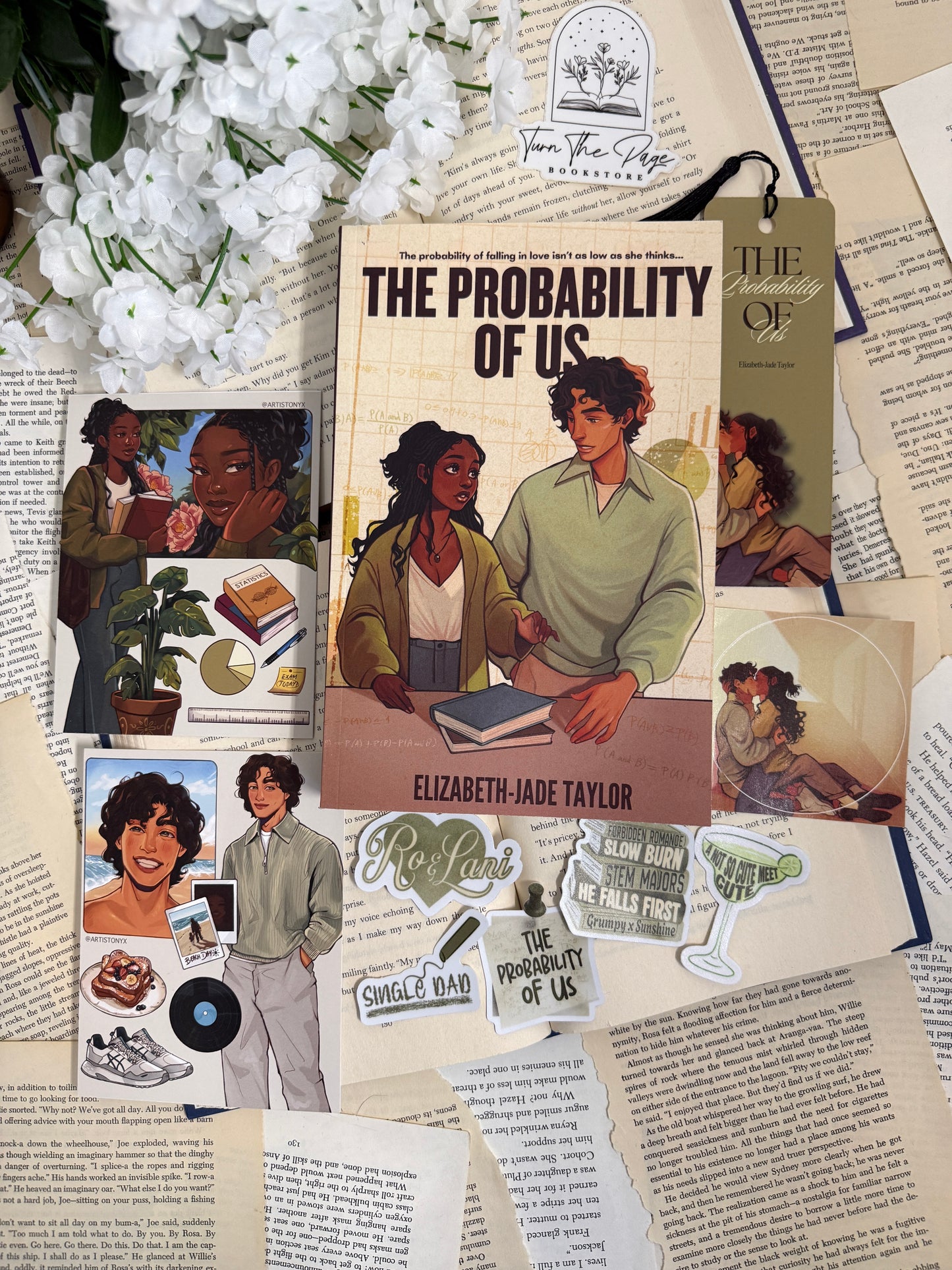 The Probability of Us by Elizabteh-Jade Taylor -author swag