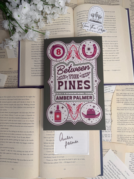 Between the Pines by Amber Palmer - signed bookplate