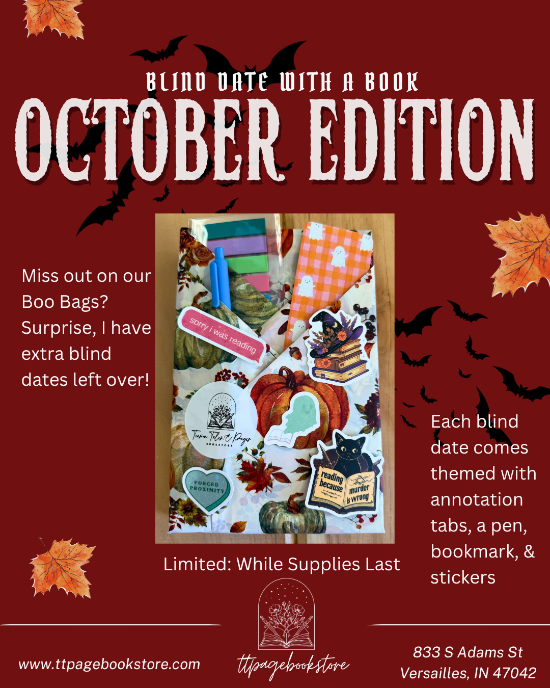 Blind Date with a Book - October Edition