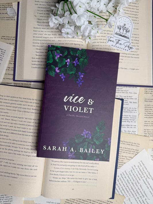 Vice & Violet by Sarah A. Bailey - sprayed edges