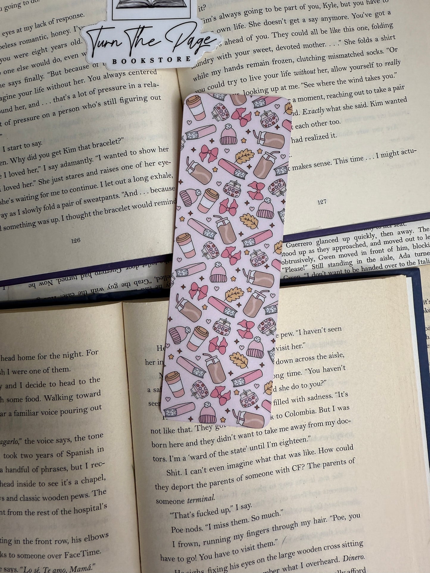 Cozy Ice Coffee Bookmark