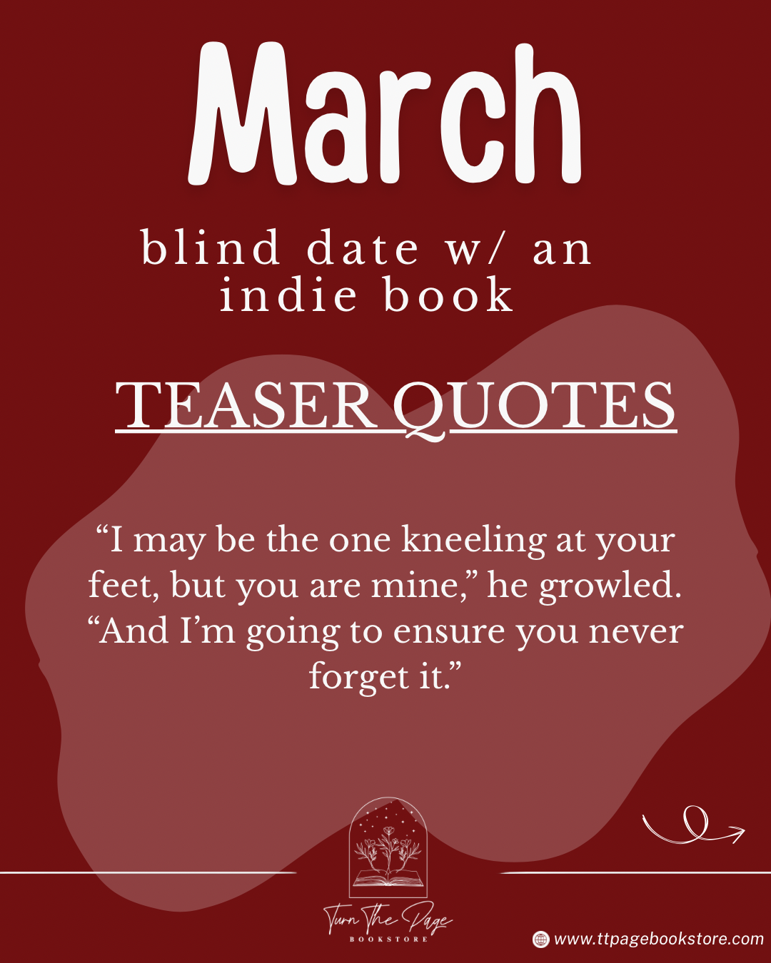 Monthly Blind Date With An Indie Book