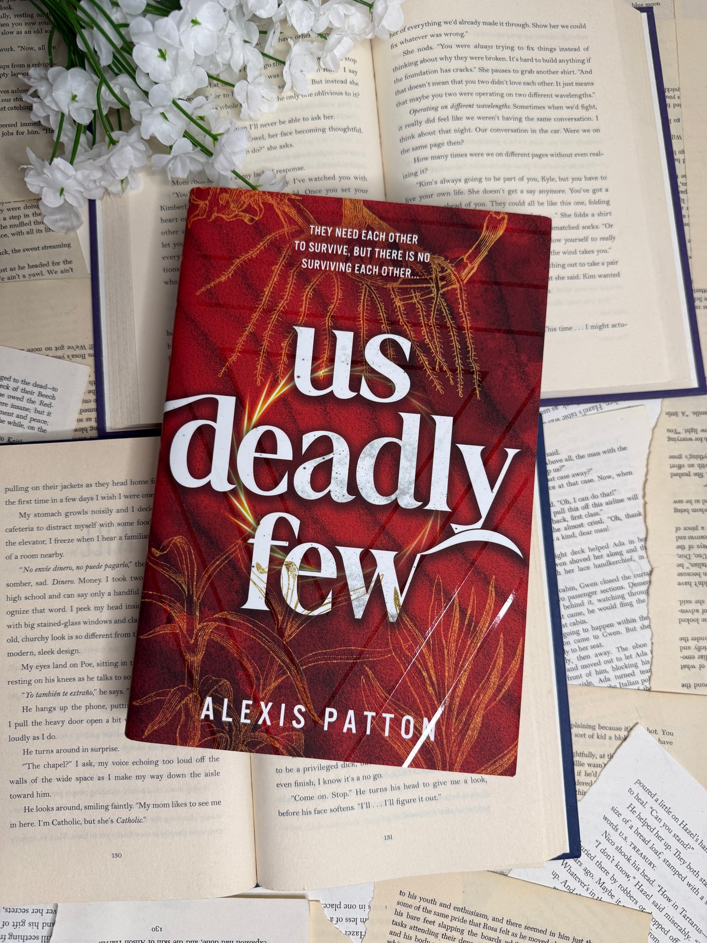 Us Deadly Few by Alexis Patton - sprayed edges