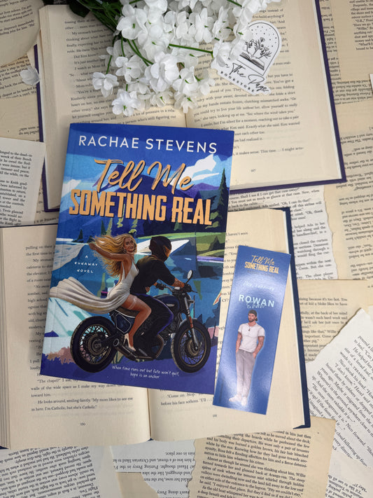 Tell Me Something Real by Rachae Stevens - signed with swag