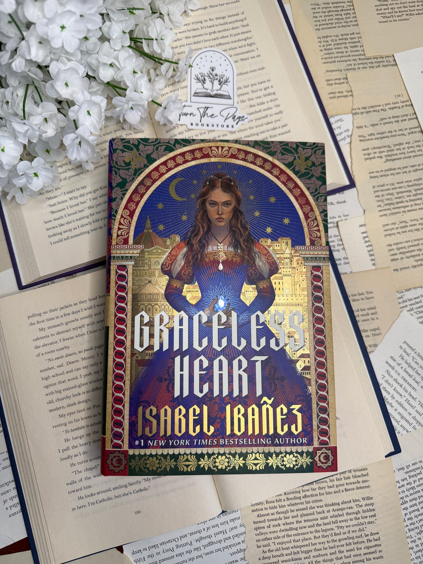 Graceless Heart by Isabel Ibañez - sprayed edges