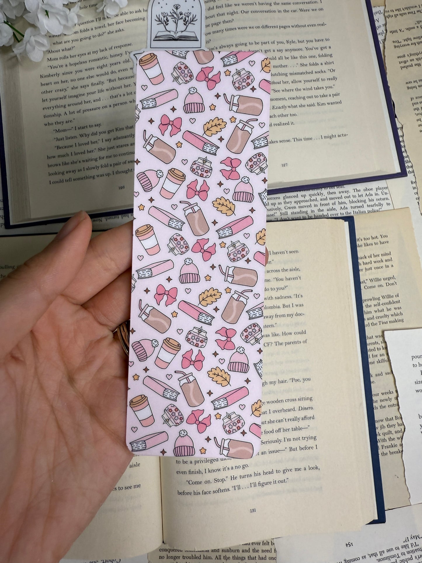 Cozy Ice Coffee Bookmark