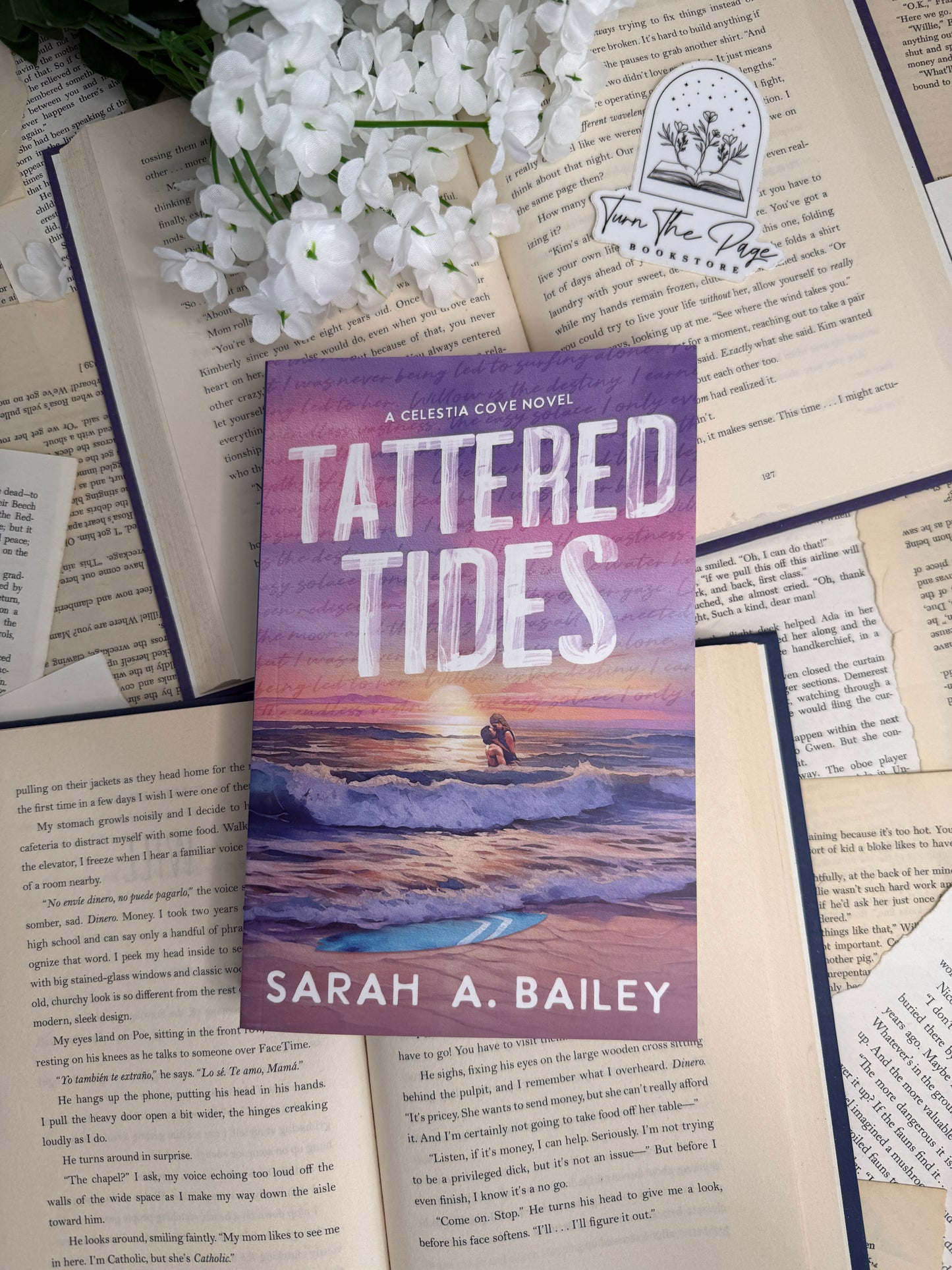 Tattered Tides by Sarah A. Bailey - sprayed edges