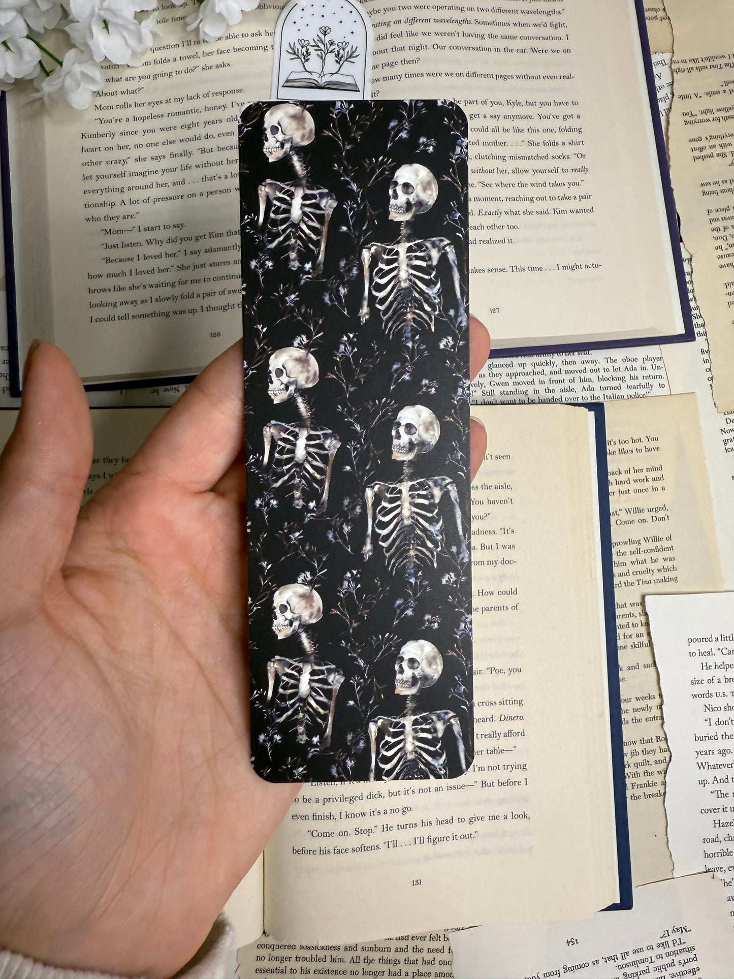 Gothic Skeleton Bookmark