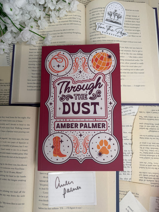 Through the Dust by Amber Palmer - signed bookplate