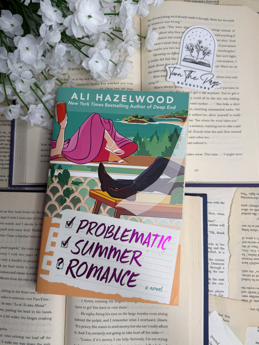 Problematic Summer Romance by Ali Hazelwood - sun damaged